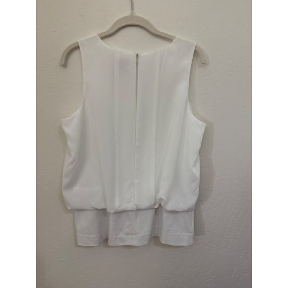 Cabi Women's Indulgence White Tank - Size M - Picture 4 of 10